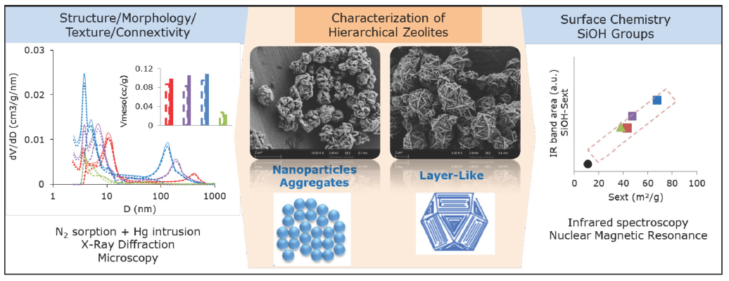 Morphological textural and surface characterization