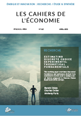 Couverture - Cahier Economie n°142