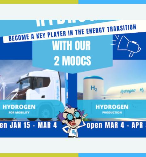 Kick-off 2024 with our MOOCs on hydrogen!