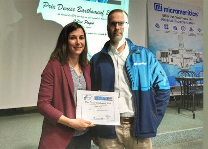 An IFPEN researcher receives an award for her thesis on zeolites