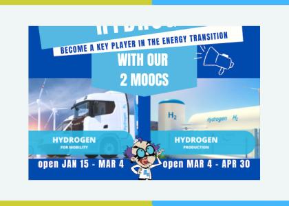 Kick-off 2024 with our MOOCs on hydrogen!