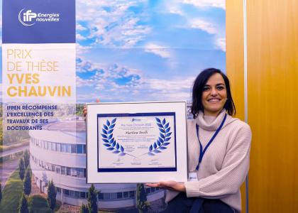 Martina Torelli, winner of the 2022 Yves Chauvin Prize